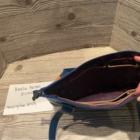 Used in Great Condition Anuschka Amalfi Dawn Large Shopper Purse - Picture 5 of 7